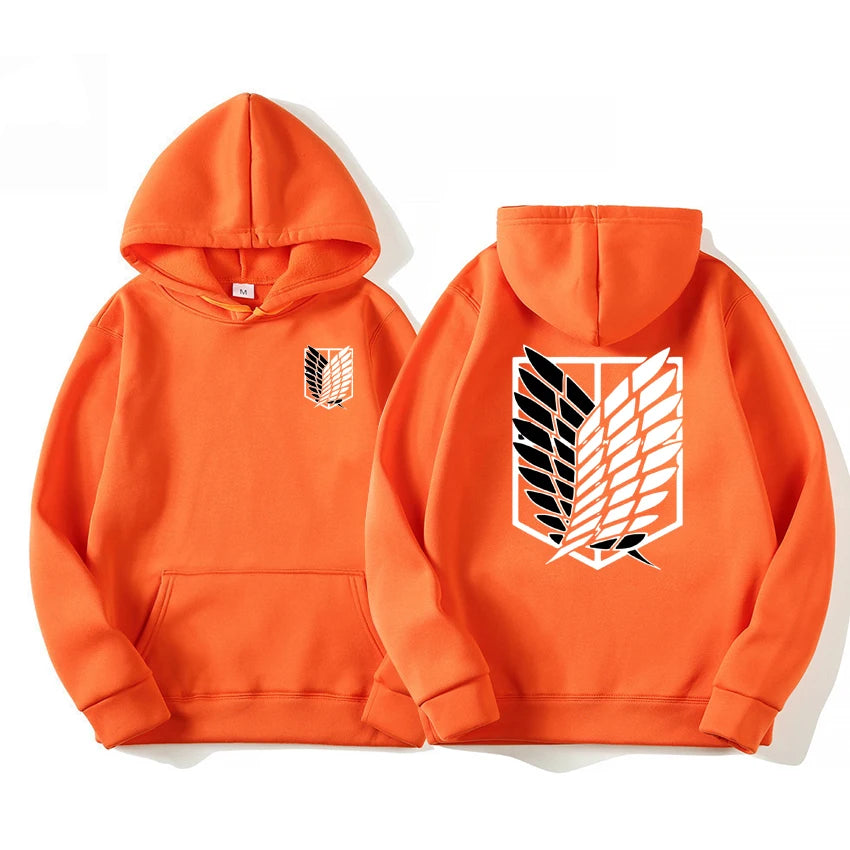 "Elevate your street wear collection with our Attack on Titan Men's Hoodie"