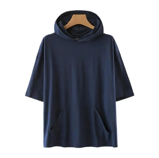 "Stay comfortable and stylish with our Men's Spring Summer Loose Hoodies"