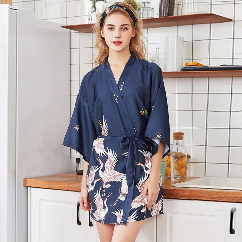 "Introducing our Fashion Women's Summer Mini Kimono Robe"