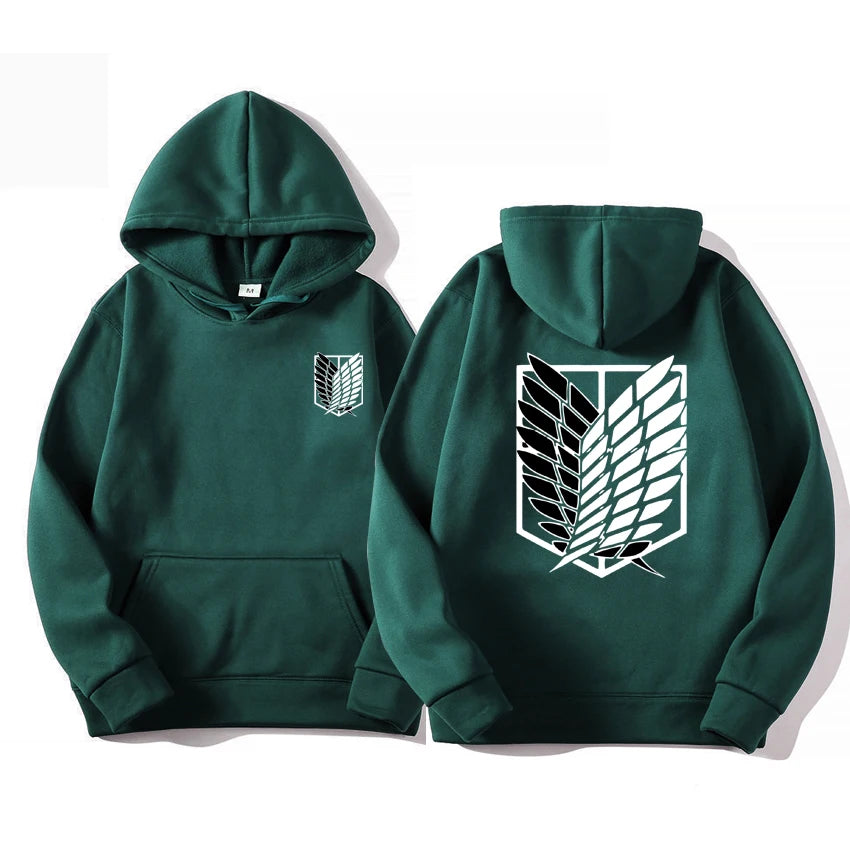 "Elevate your street wear collection with our Attack on Titan Men's Hoodie"