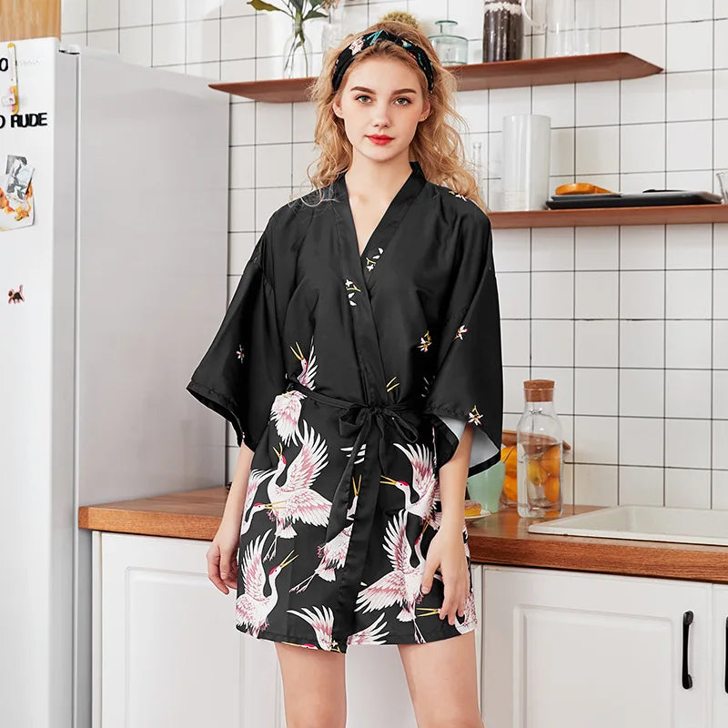 "Introducing our Fashion Women's Summer Mini Kimono Robe"