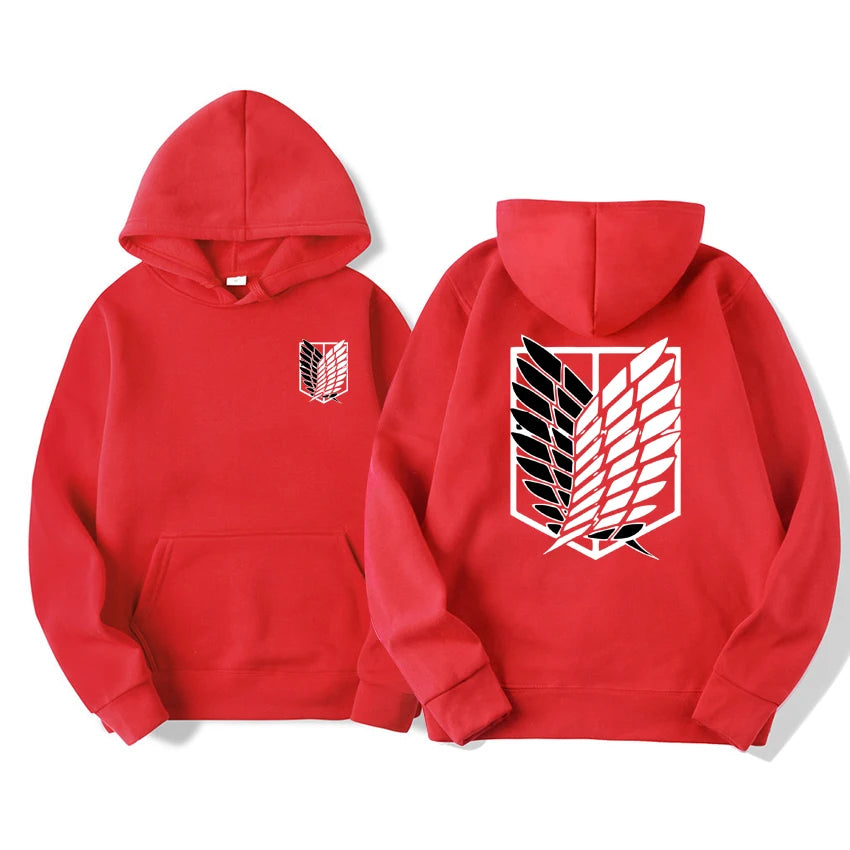 "Elevate your street wear collection with our Attack on Titan Men's Hoodie"