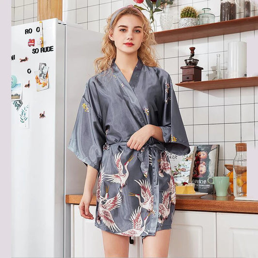 "Introducing our Fashion Women's Summer Mini Kimono Robe"