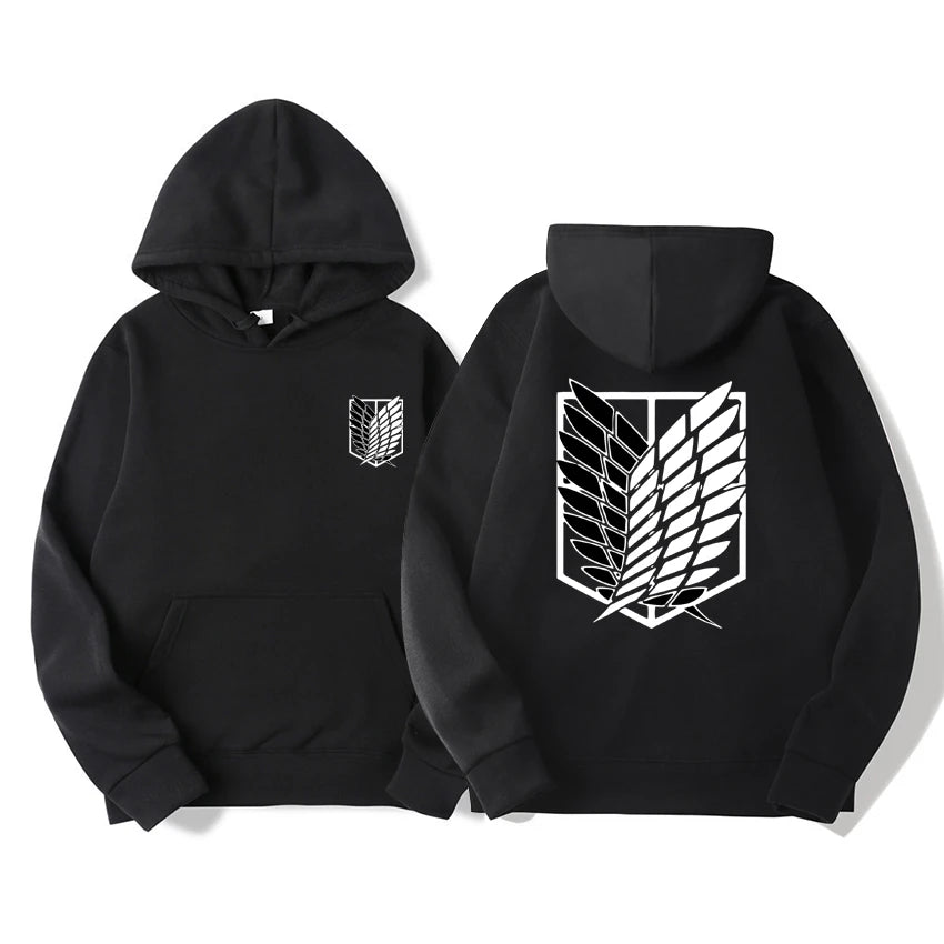 "Elevate your street wear collection with our Attack on Titan Men's Hoodie"