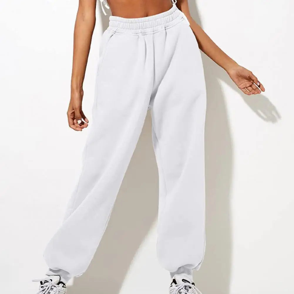 "Stay comfortable and stylish with our Women’s Soft Warm Sweatpants"