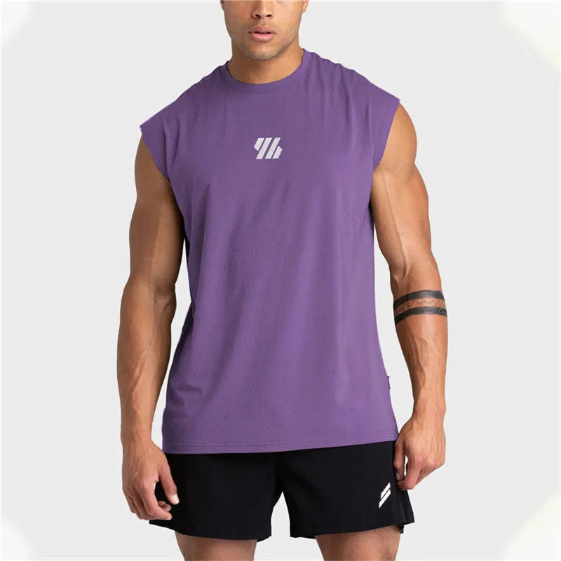 "Enhance Your Workout: 2024 Summer Men's Bodybuilding Gym Vest"