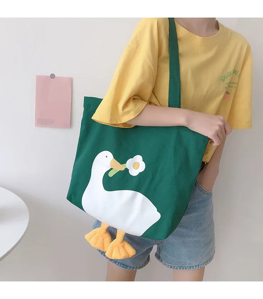 "Introducing our Cute Design Women's Canvas Shoulder Bag"