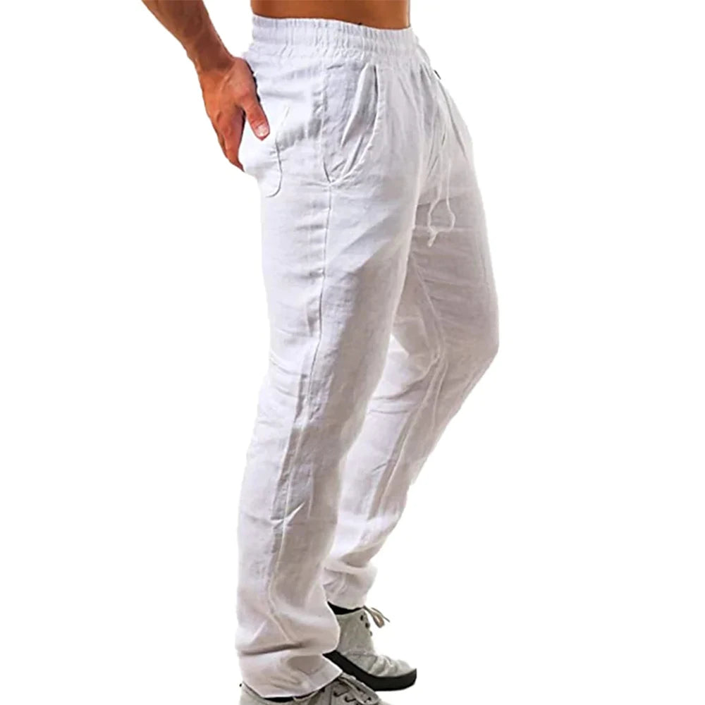 "Introducing our Men's Cotton Linen Pants"