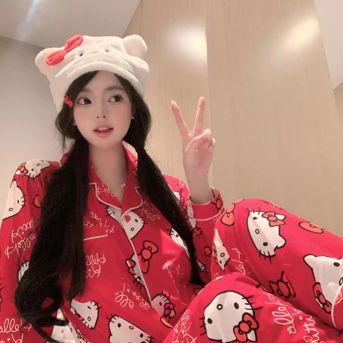 "Introducing the Sanrio Women's Pajama Set"