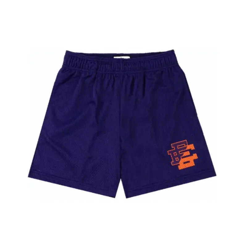 Eric Emanuel EE Basic Shorts: New York City Skyline Mesh Sport Shorts