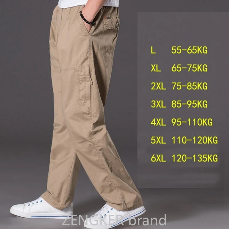 "Upgrade your casual wardrobe with our Men's Spring Summer Casual Multi-Pocket Jeans"