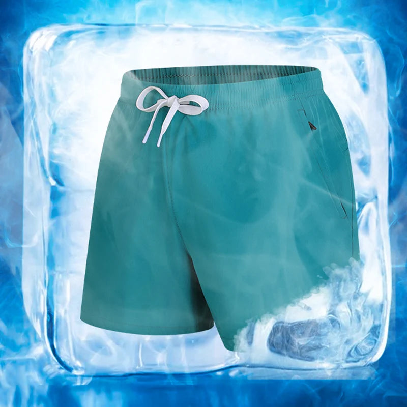 "Stay comfortable and stylish this summer with our Men's Summer Beach Shorts"