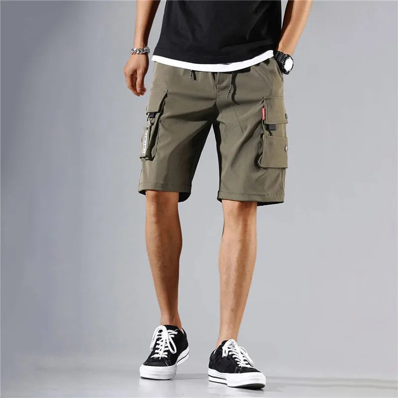 "Stay on-trend this summer with our Men's Trendy Cargo Shorts"