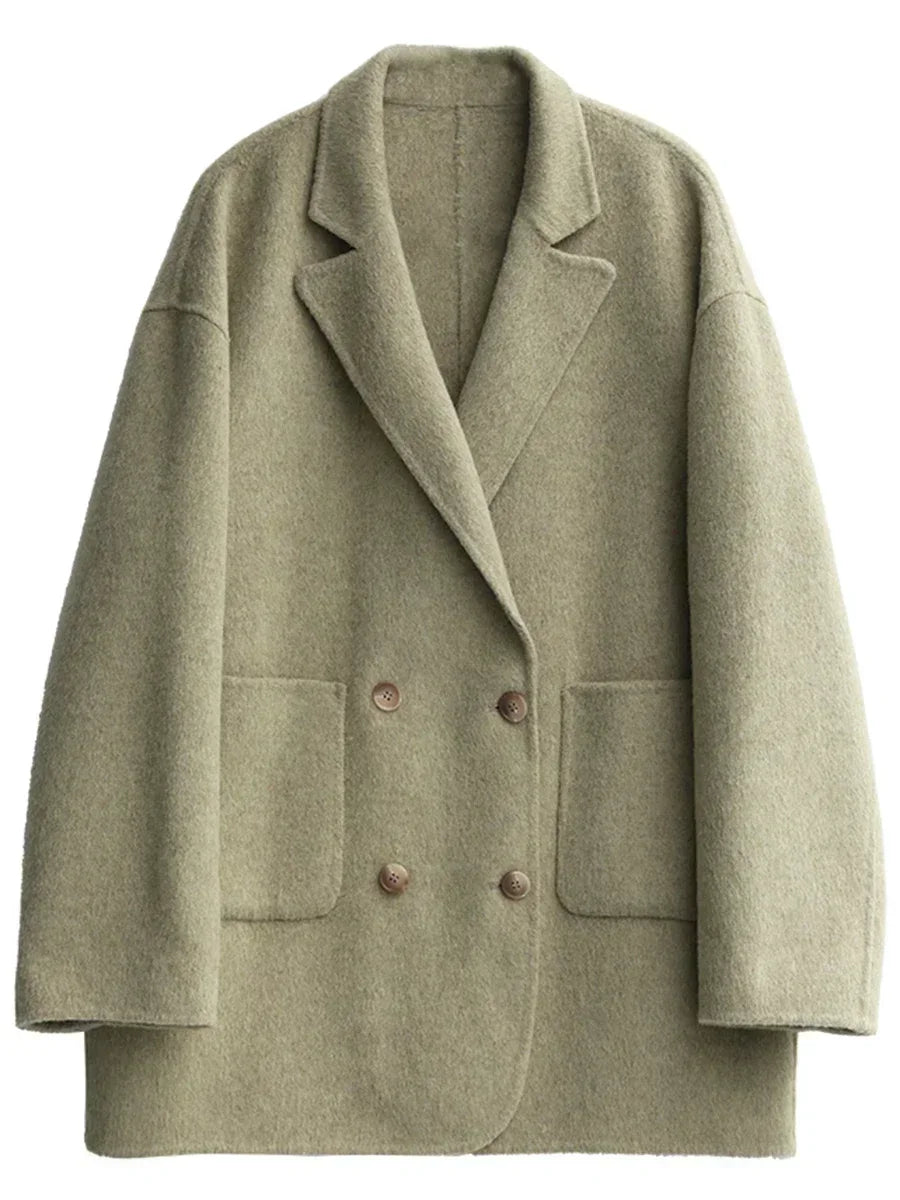 "Introducing the CHIC VEN Women's Woolen Coat"