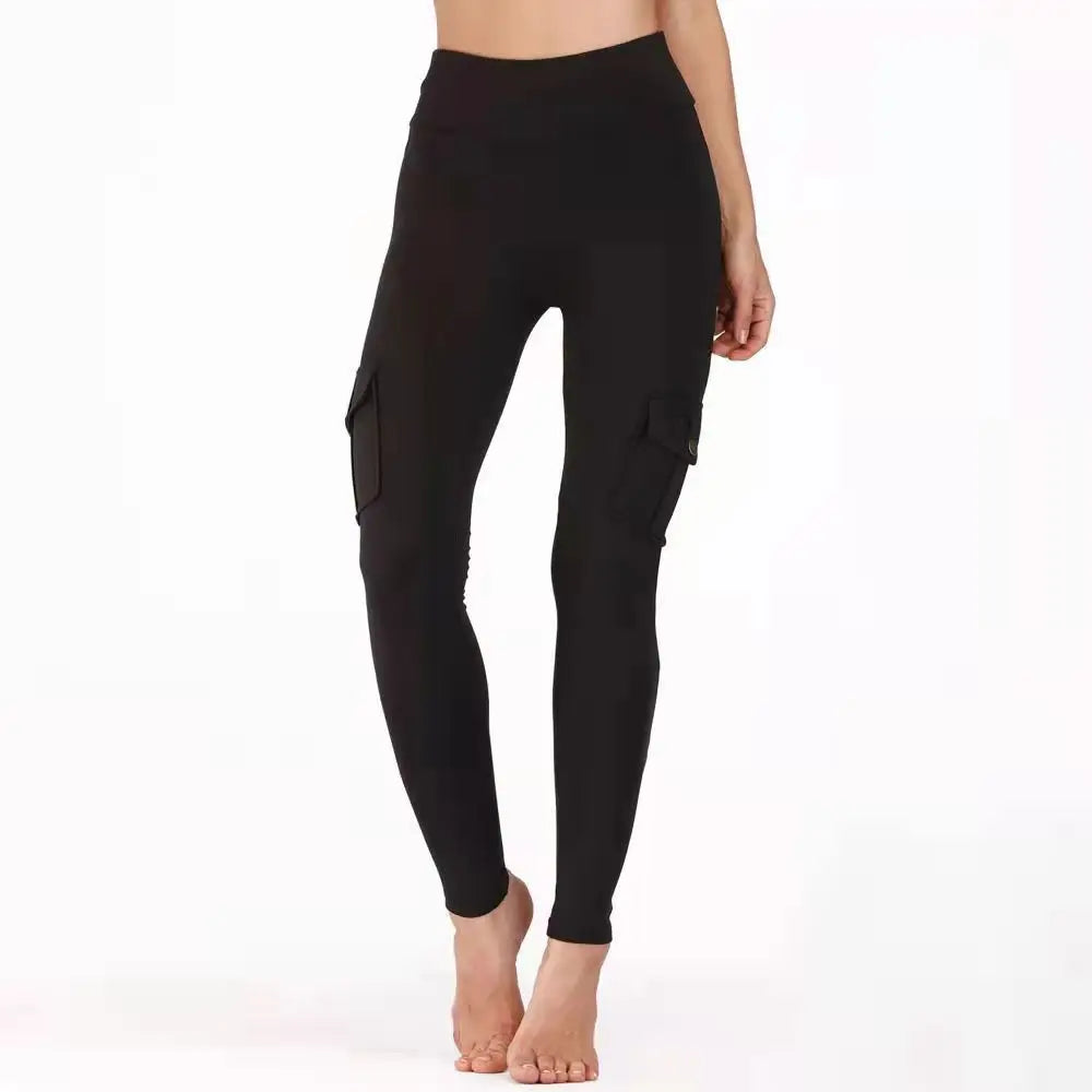 Introducing our Women's High Waist Fashion Fitness Leggings with Pockets.