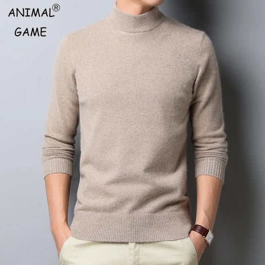 "Introducing our New Autumn/Winter Mock Neck Sweater for Men"