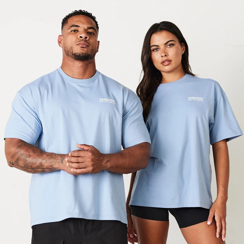 "Upgrade your workout wardrobe with this Men’s Over sized Cotton T-Shirt"