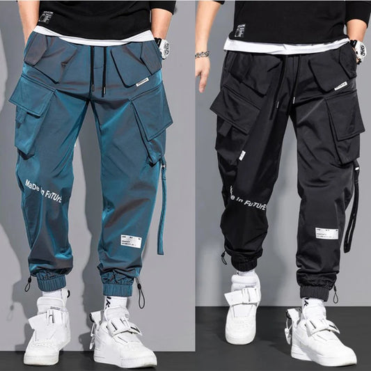 "Elevate your street wear collection with these Men’s Hip Hop Cargo Pants"