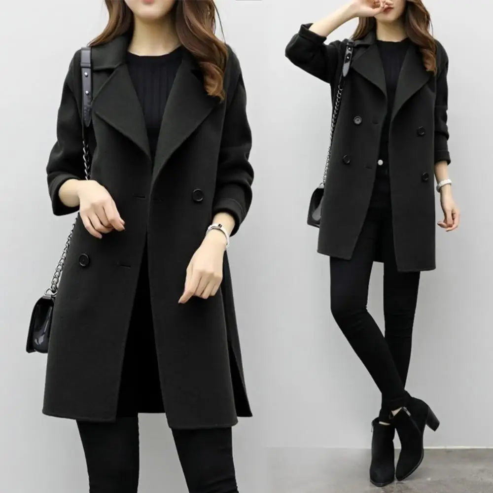 "Introducing our Autumn and Winter Women's Woolen Coat"