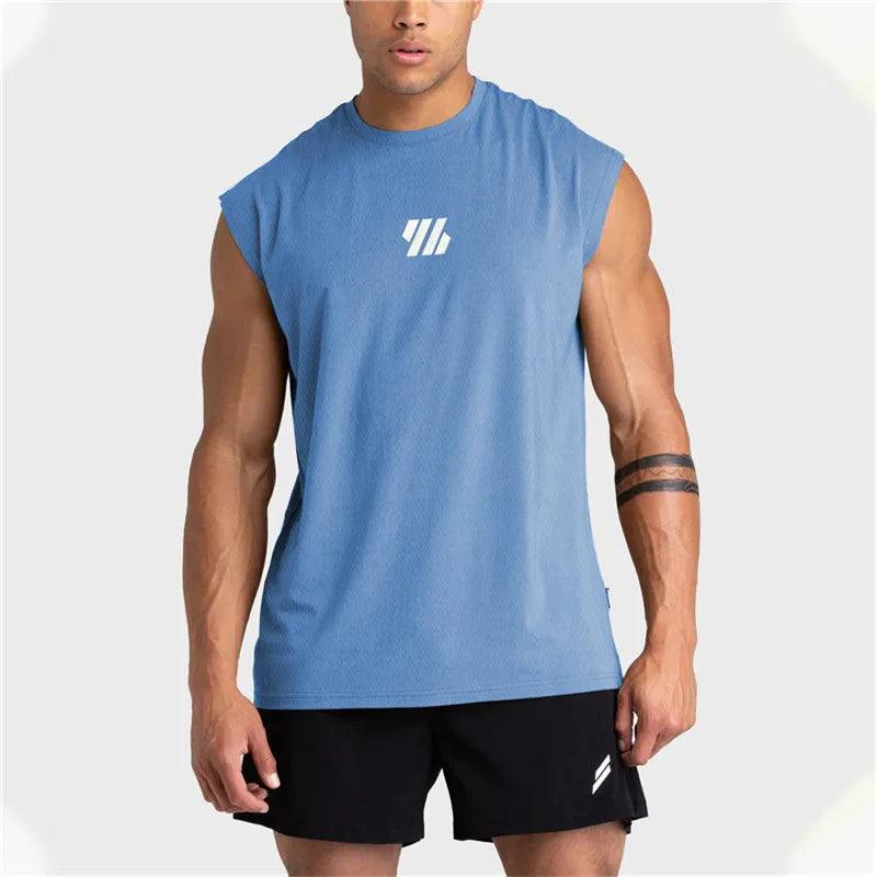 "Enhance Your Workout: 2024 Summer Men's Bodybuilding Gym Vest"