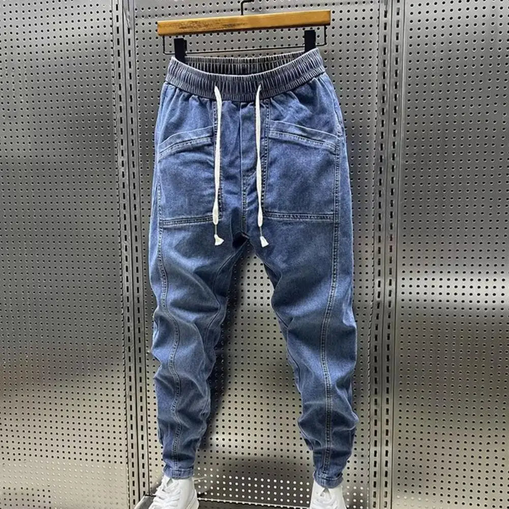 "Elevate your casual wear with our Men's Fashion Jogger Harem Jeans"