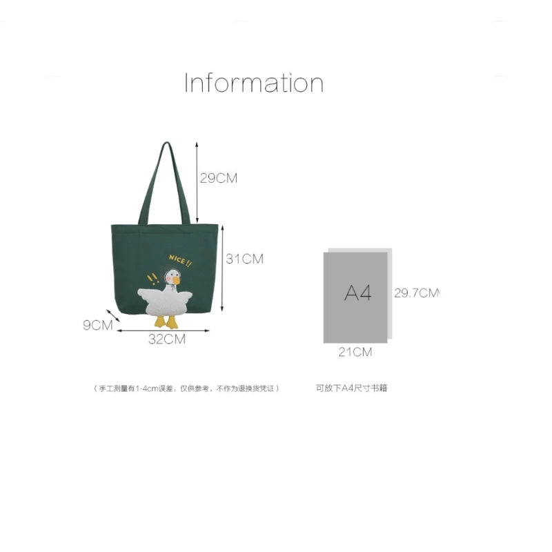 "Introducing our Cute Design Women's Canvas Shoulder Bag"