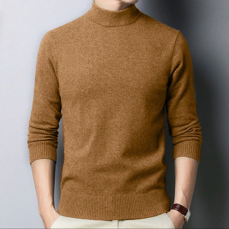 "Introducing our New Autumn/Winter Mock Neck Sweater for Men"