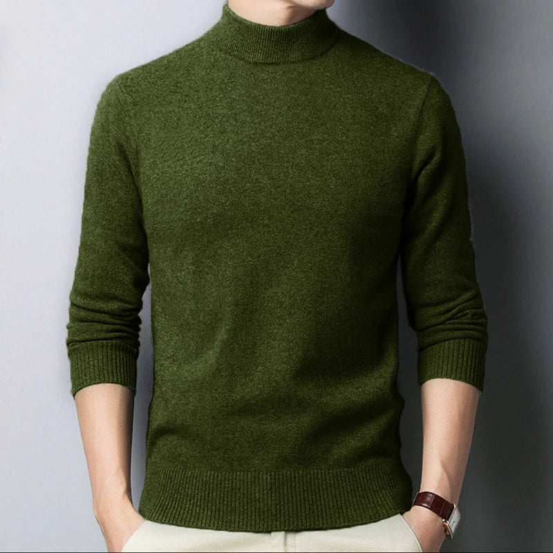 "Introducing our New Autumn/Winter Mock Neck Sweater for Men"