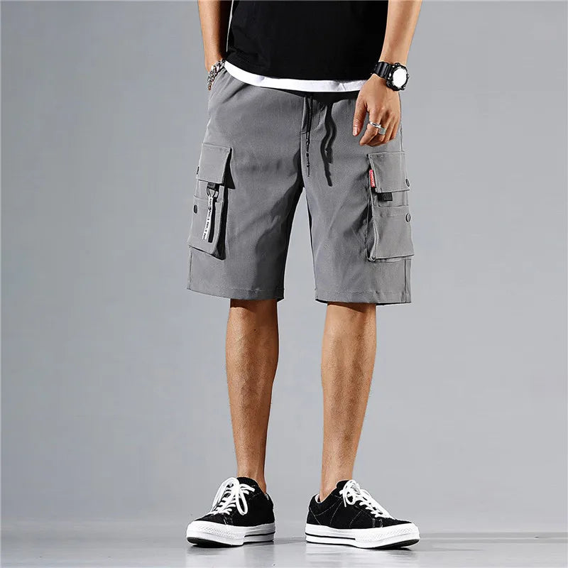 "Stay on-trend this summer with our Men's Trendy Cargo Shorts"