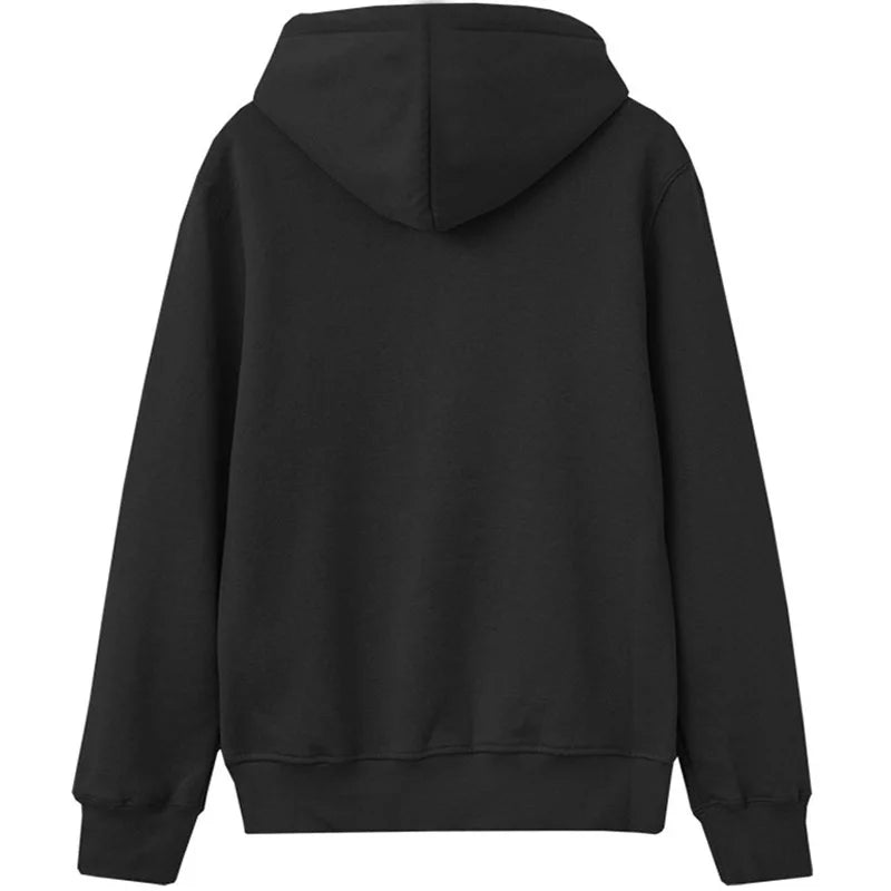 "Heartbeat Print Casual Hoodies for Women and Men"