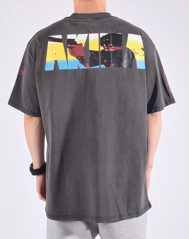 "Showcase your love for Japanese anime with our Men's Summer Akira T-Shirt"