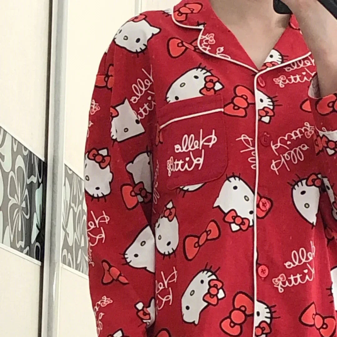 "Introducing the Sanrio Women's Pajama Set"