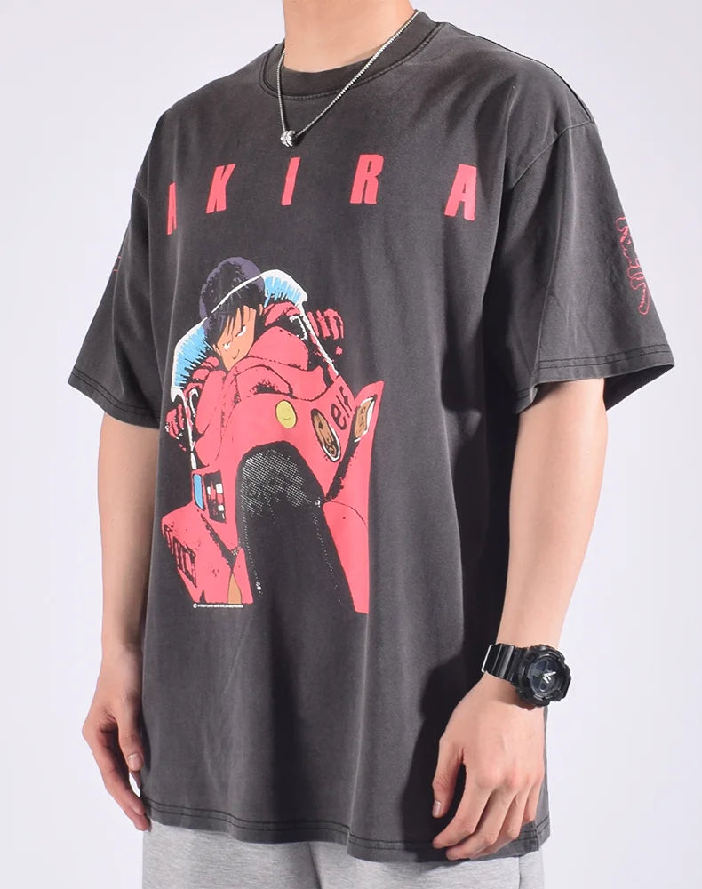 "Showcase your love for Japanese anime with our Men's Summer Akira T-Shirt"