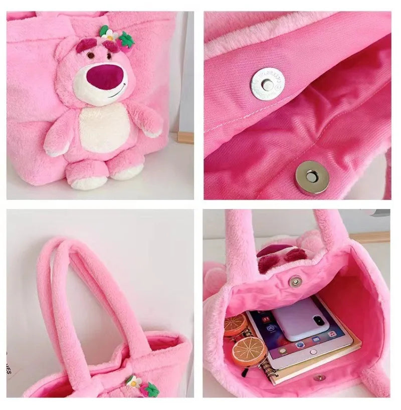 "Introducing our enchanting Disney 2023 New Cartoon Plush Doll Shoulder Bag"