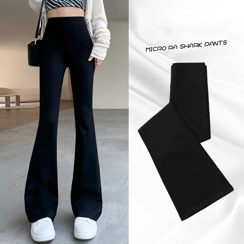 "Introducing our Women's Slim High Waist Flare Pants"