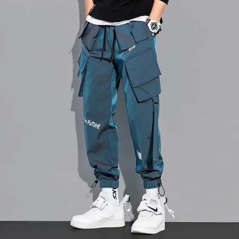 "Elevate your street wear collection with these Men’s Hip Hop Cargo Pants"