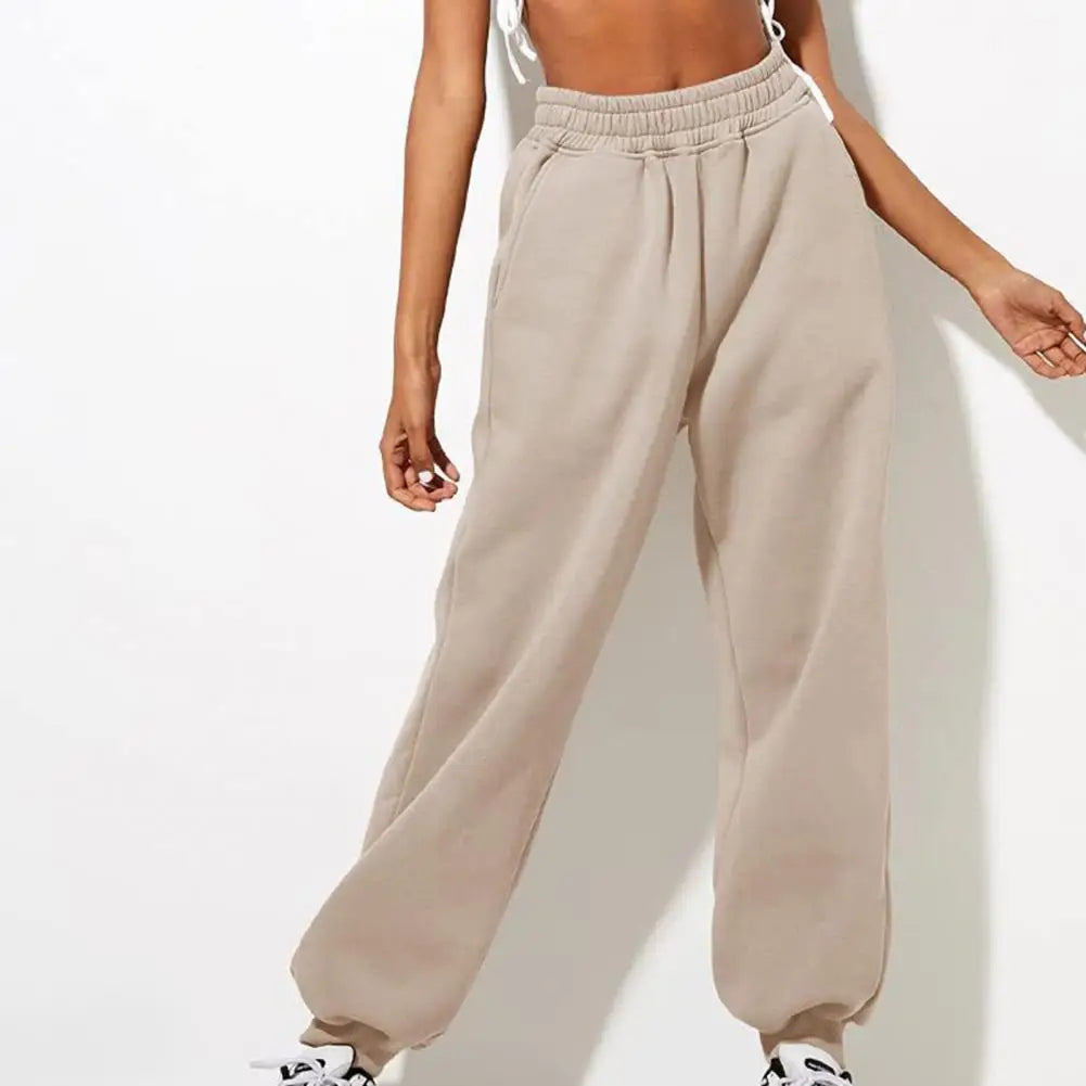 "Stay comfortable and stylish with our Women’s Soft Warm Sweatpants"