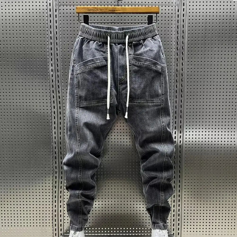 "Elevate your casual wear with our Men's Fashion Jogger Harem Jeans"