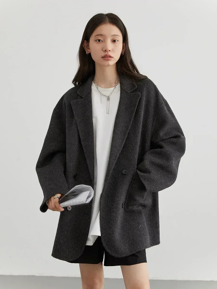 "Introducing the CHIC VEN Women's Woolen Coat"