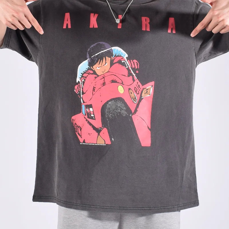 "Showcase your love for Japanese anime with our Men's Summer Akira T-Shirt"