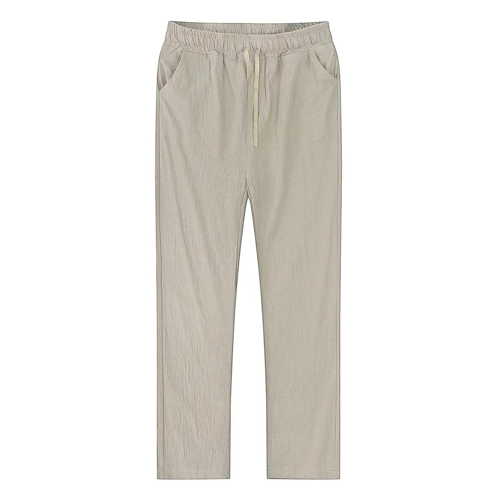 "Introducing our 2023 Men's Cotton Linen Pants"