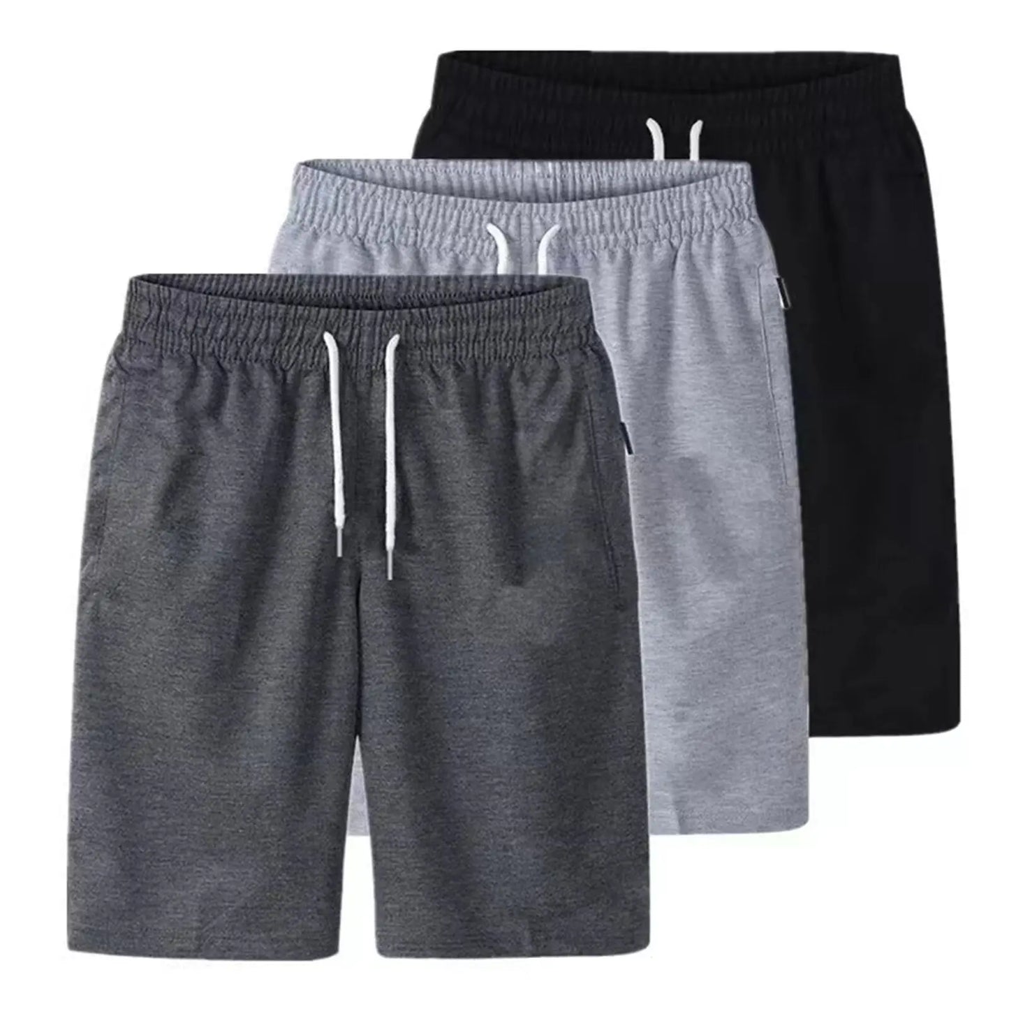 Men's Sports Pocket Drawstring Board Shorts: Summer Beach Trunk Pants