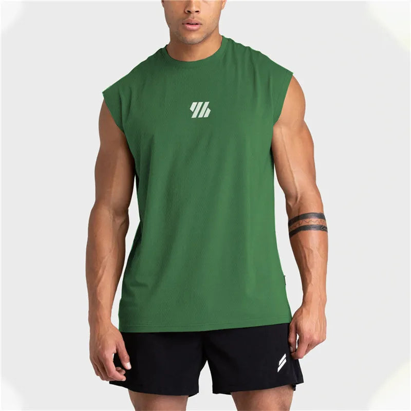 "Enhance Your Workout: 2024 Summer Men's Bodybuilding Gym Vest"