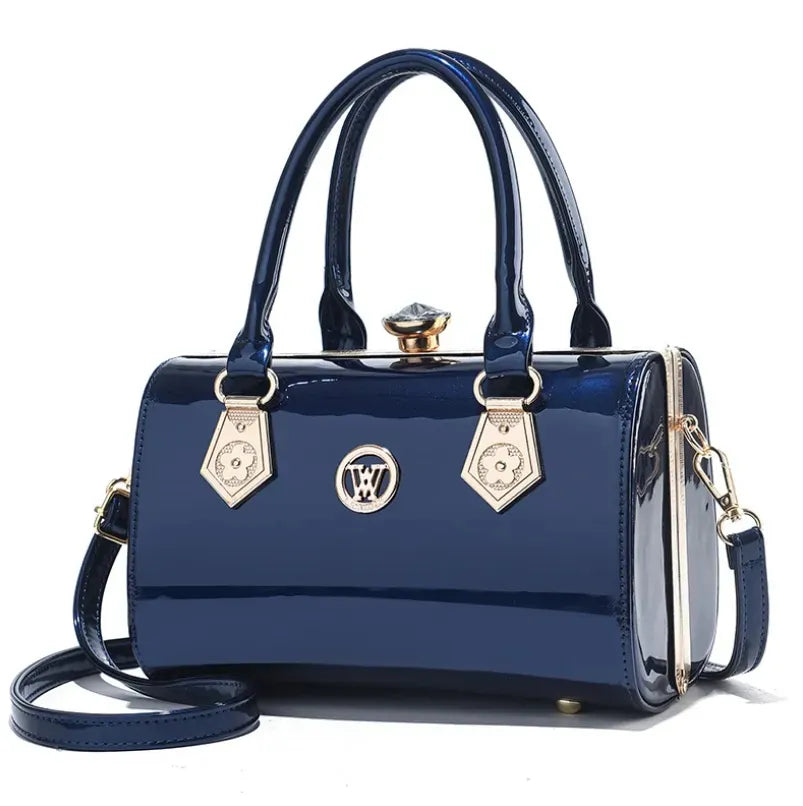 "Make a statement with our Luxury Patent Leather Women's Bag"