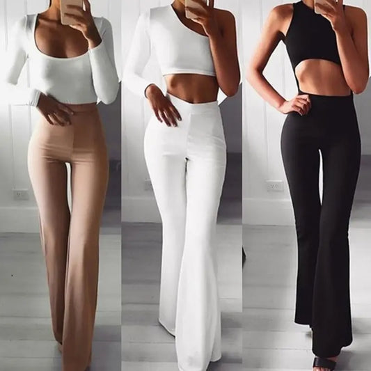 "Introducing our Sexy High Waist Long Pants for Women, perfect for the modern career woman"