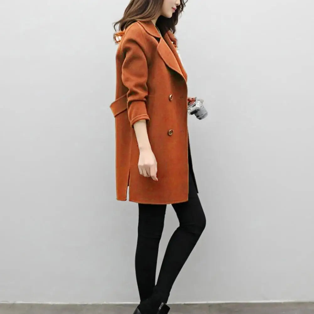 "Introducing our Autumn and Winter Women's Woolen Coat"