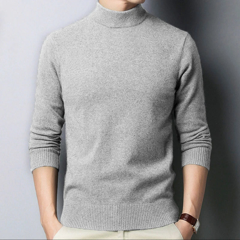 "Introducing our New Autumn/Winter Mock Neck Sweater for Men"