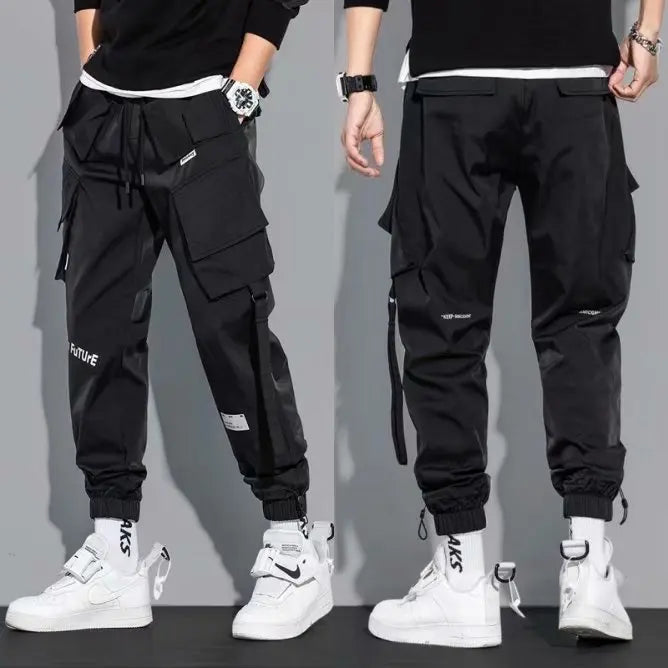 "Elevate your street wear collection with these Men’s Hip Hop Cargo Pants"