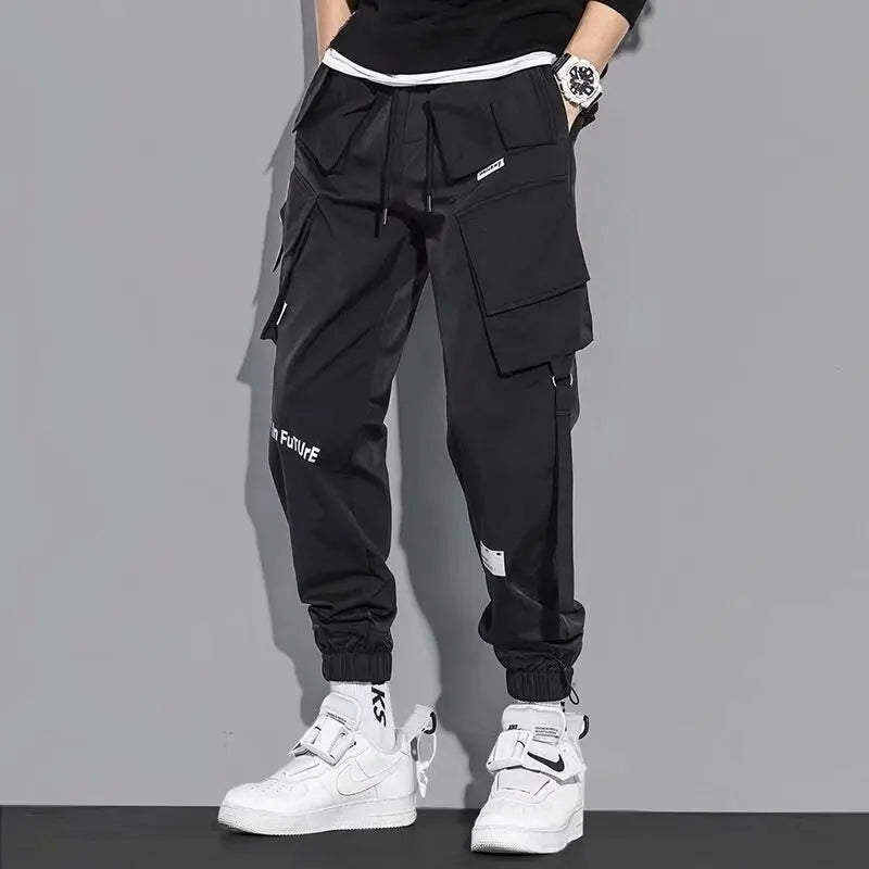 "Elevate your street wear collection with these Men’s Hip Hop Cargo Pants"