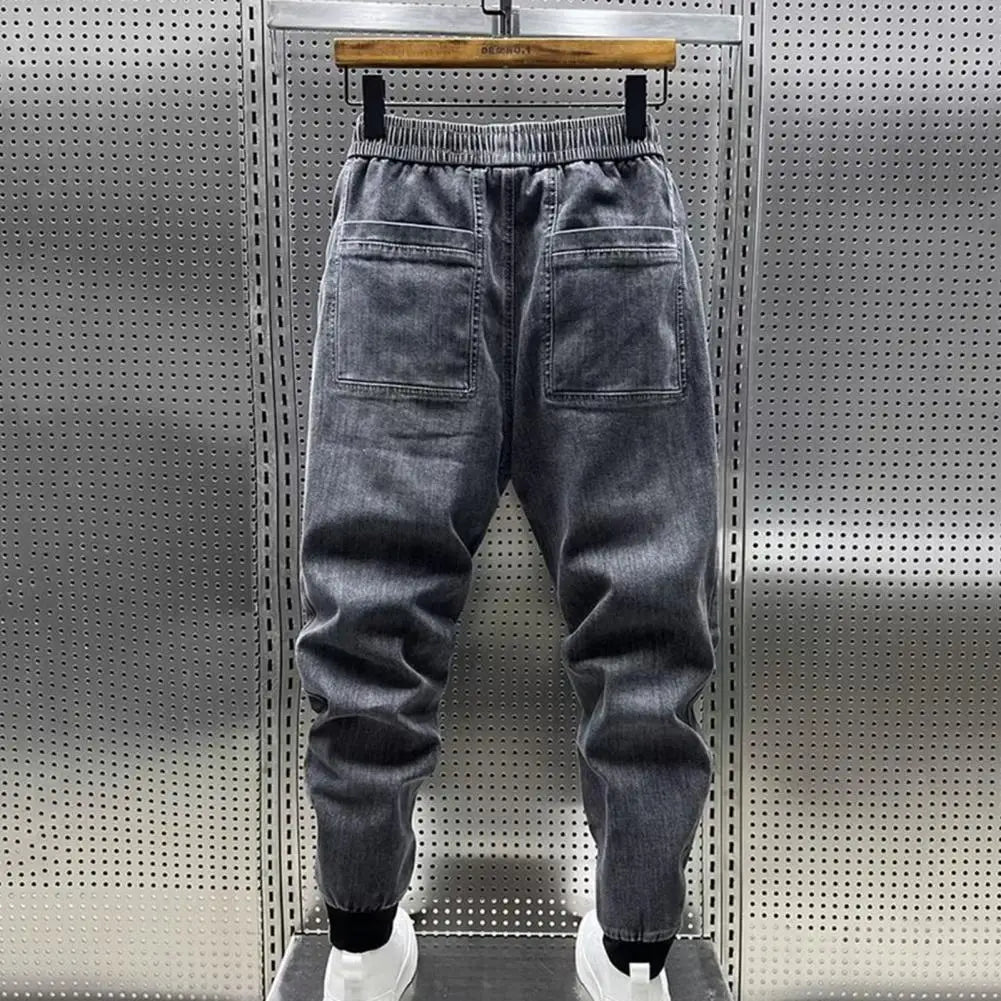 "Elevate your casual wear with our Men's Fashion Jogger Harem Jeans"